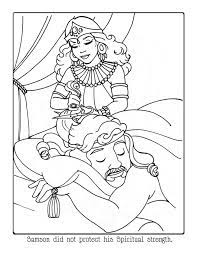 We believe that god is the loving father of all kids. Samson Delilah Pdf Color Page Bible Coloring Pages Coloring Library