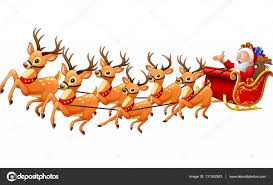 Papai Noel Anda De Treno De Renas No Natal Vetores De Pintura De Natal Papai Noel Papai Noel Desenho Treno de renas de papai noel, treno de papai noel, chifre, decoracao de natal png. papai noel anda de treno de renas no