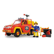Brandweerman Sam Venus Met Figuur Brandweerman Brandweerauto Gevuld Speelgoed