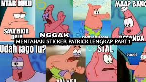 Apakah salah satu dari sobat semua ada yang sudah mengetahuinya atau belum? Mentahan Sticker Patrick Viral Lengkap Di Sini Mediafire Part 1 Youtube