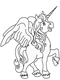 Planse de colorat cu unicorni cu aripi. Desene De Colorat Cu Unicorni Cu Aripi Desene De Colorat Ideas In 2021