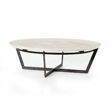 Round marble coffee table should always look refreshing, unique and elegant, as that is where you would sit for a fresh cup of coffee and feel rejuvenated. Felix Round Coffee Table Industrial Home