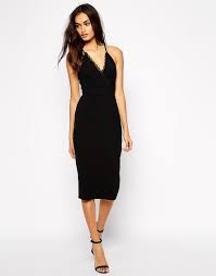 Oh My Love Oh My Love Midi Body Conscious Dress With Lace Plunge Neck And Open Lace Back At Midi Dress Bodycon Plunge Neck Bodycon Dress Body Conscious Dress
