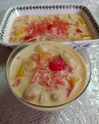 1 cawan tepung castard 5 cawan air 5 sudu. Resipi Puding Kastard Dengan Kuah Koktail Kacau Sampai Berkilat Sedap Makan Sejuk Sejuk Mingguan Wanita