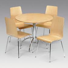 Mandy Dining Set With 4 Chairs In Maple And Chrome Wooden Dining Tables Dining Furniture Kitchen Table Settings
