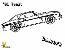 Red blooded car coloring pages pages free 01. Red Blooded Car Coloring Pages Free Corvettes Cameros American