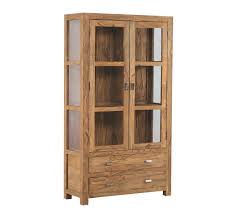 Vitrine Sheesham Massiv Sheeshamfarben Sheeshamfarben Naturfarben Lifestyle Glas Holz 100 180 40cm Landscape Vitrine Schrank Innen Schiebeturen