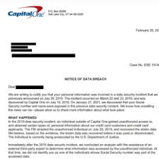 We hope you found this helpful. Capital One Discovered More Customers Ssns Exposed In 2019 Hacksecurity Affairs