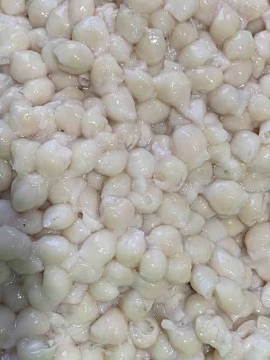 Răng mực tươi làm sạch