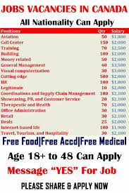 Canada Job In 2020 Job General Management Company Job