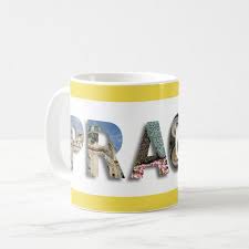 Prague Coffee Mug Custom Office Supplies Business Logo Branding Mugs Prague Coffee Coffee Republic