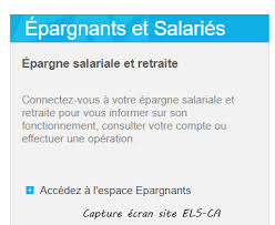 Check spelling or type a new query. Acces A Votre Epargne Salariale Et Retraite Sur Le Site Www Ca Els Com