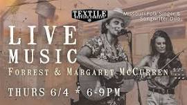 LIVE MUSIC: Missouri Folk Duo, Forrest and Margaret McCurren