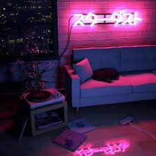 Aesthetic Neon Room Neon Bedroom Aesthetic Rooms