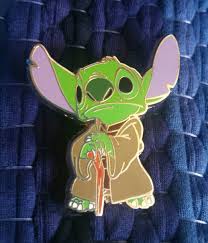 Stitch Yoda Lilo And Stitch X Star Wars Disney Official Mash Up Pin By Projectpinfamous On Etsy