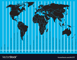 World Map And Time Zones