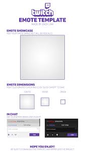 Do this until you have a full circle. Twitch Emote Template Free On Behance