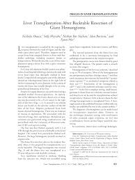 De fleste interne hemangiomer finnes på leveren. Https Aasldpubs Onlinelibrary Wiley Com Doi Pdf 10 1002 Lt 20452