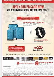 Consumers can earn capitalone shopping credits, which can be redeemed for gift cards to retailers. Public Bank Credit Cards V5