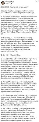 Mengajar lebih dari sekadar pekerjaan. Rafflesia Tiomanensis On Twitter Rakyat Malaysia Perlu Tahu Ada Banyak Laluan Kerjaya Serta Banyak Juga Laluan Pendidikan Hidup Ini Bukan Sekadar Mengejar Phd Semata Mata Sebab Itulah Kita Perlu Faham Laluan Kerjaya Masing Masing