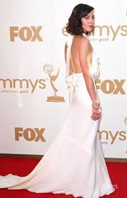 High quality aubrey plaza women's dresses designed by independent artists. Aubrey Plaza White Halter Backless Chiffon Formal Prom Celebrity Dress Emmys 2011