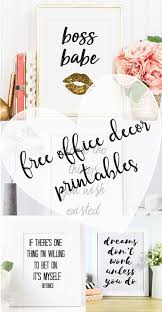 Freebie Office Decor Printables Little Blonde Mom In 2020 Office Decor Printables Feminine Office Decor Feminine Office