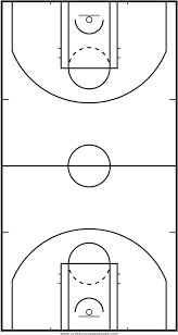 Cancha de basketball para dibujar. Basketball Court Coloring Page Cancha De Basket Para Dibujar Clipart Large Size Png Image Pikpng