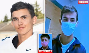 Football player, 16, 'broke into his mother's boyfriend's home through a  doggy door' before shooting