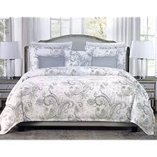 Find tahari bedding at macy's. Buy Tahari Home Maison Bedding 3 Piece Queen Size Luxury Duvet Comforter Cover Pillowcases Shams Set Pastel Floral Paisley Pattern In Shades Of Blue Yellow Gray On White Thelma Morning Dew