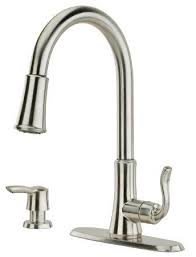 Best kitchen faucet under $150. Amazon Com Pfister Cagney 1 Handle 1 2 3 Or 4 Hole Pull Down Kitchen Faucet W Soap D Traditional Kitchen Faucets Kitchen Faucet Reviews Best Kitchen Faucets