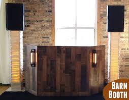 Dj, wedding dj, event dj, dj rentals, spanish dj Barn Wood Dj Booth Barn Wedding Dj Decor