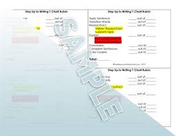 Step Up To Writing T Chart Rubric