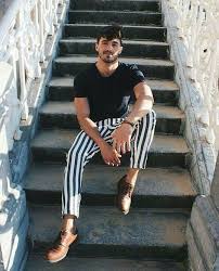 Black And White Striped Pants Outfit Ideas Men Striped Pants Mens Fashion Summer Outfits Mens Fashion Casual Summer Mens Fashion Casual