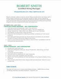 It is the job of the hiring manager to ensure that the recruiter has a clear picture of what the organization needs in the new employee and to ensure that all members of the hr team are on the same page regarding what type. Hiring Manager Resume Samples Qwikresume
