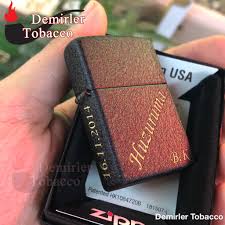 Kisiye Ozel Zippo Cakmak Zippo Black Crackle Babalar Gunu Hediyeler Urunler