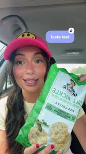 have you tried these?!?!? #shopwithme #dillions #picklechips #picklelover  #quakerricecakes #picklesnack #pickleobsessed #ilovepickles  #quakerricecakes @Quaker Oats @Kroger