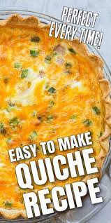 Easy To Make Quiche Recipe Quiche Recipes Easy Breakfast Quiche Recipes Easy Breakfast Quiche Recipes