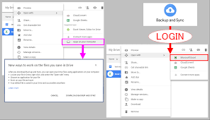 I'm in app center and clicke don backup / sync but cant see the cloud drive sync app. How Can I Open Documents In My Google Drive With Apps On My Computer Tool Isn T Working Google Drive Community