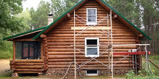 Safe chemical stripping & log home maintenance protects your home. Chinking Log Timber Worx