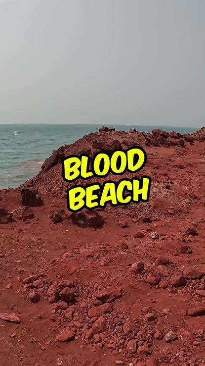 The Blood Beach or Red Beach on Hormuz Island is another geological wonder  in this incredible Iranian island in the Persian Gulf #worldtraveller  #worldtraveler #iamtraveller #igtraveler #instatravels ...