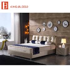 Quality bedroom furniture solid wood with free worldwide shipping on aliexpress. Indian Modern Genuine Leather Solid Wood Double Bed Designs Bedroom Furniture Beds Aliexpress