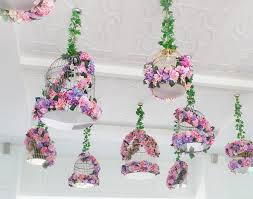 Wedding bird cage bridesmaid bouquets. Will Bird Cages Forever Play A Role In Wedding Decor Celebrity Style Weddings