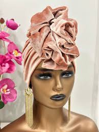 Demi Velvet Ruffle Turban