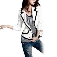 Black And White Blazer Womens Pin By Steph Stuff On My Style Fashion Clothes Women Long Sleeve