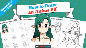 You're searching online for inspiration and you are finding a lot of anime drawings that are simply amazing. How To Draw An Anime Elf Really Easy Drawing Tutorial