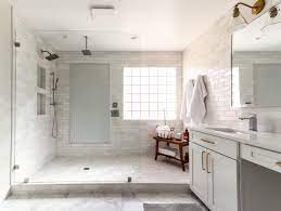 The master bath shower tile and fiberglass shower pan were in pretty bad shape. 9 Tips For Mixing And Matching Tile Styles