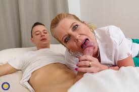 Eden is a mature nurse who has the best fucking medicine for her younger  patients, and they love it - Mature.nl