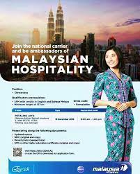 The national average salary for a cabin crew is rm 1,400 in malaysia. Fly Gosh Malaysia Airlines Cabin Crew Recruitment Walk In Interview December 2018