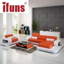 Buyuk L Seklinde Kanepe Beyaz Deri Kanepe Salon Koltuk Ve Lounge Deri Kanepe Oturma Odasi Tasarimlari Ev Icin