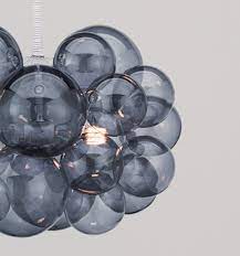 Our Smoke Finish Is A Stormy Dark Grey Blue That Adds Dramatic Contrast And Makes A Statement Th Lighting Design Inspiration Bubble Chandelier Ceiling Design